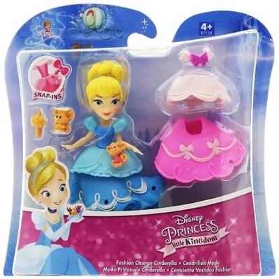 Image de Mini princesse : cendrillon - hasbro b7158 - disney princesses - poupee