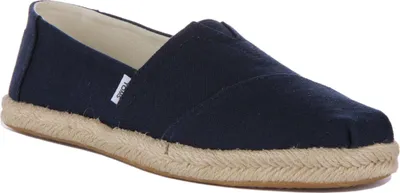 Produktbild von Toms Alpargata Rope Frauen Recycelt Le wand Vegane Schlupf Auf Turnschuhe Mar e – 8 Großbritannien - 42 EU - 10 US / Marine