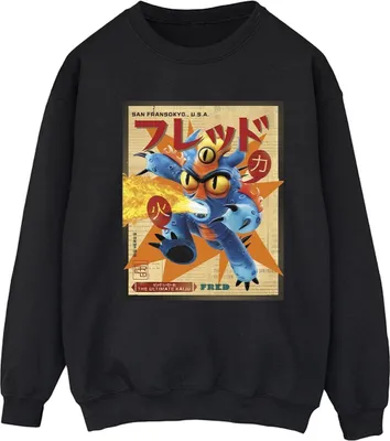 Produktbild von Disney - "Big Hero 6" Sweatshirt für Damen BI11469 (XL) (Schwarz)