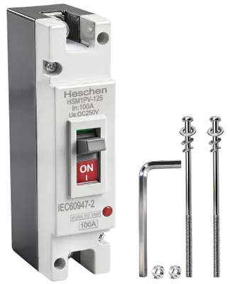 DC-Schutzschalter 1-polig 100A 250V für PV-Solaranlagen