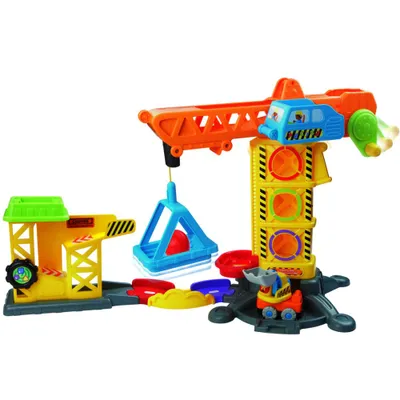 Imagen del producto de Camión volquete "Tut Tut" + coche de juguete, excavadora de regalo