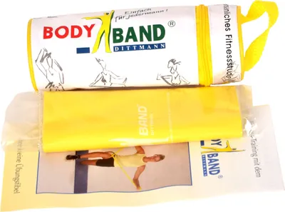 Produktbild von Bodyband PROTECT 2.5 m im Täschchen - gelb