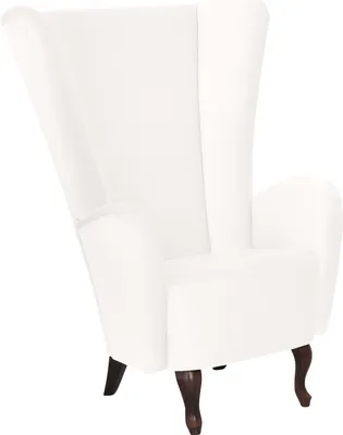 Produktbild von Max Winzer Hochlehnsessel Aurora - Velourstoff creme - Maße: 89 x 96 x 122 cm