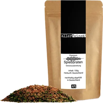 Produktbild von Premium Spießbraten Gewürzzubereitung, Gewürz für Spieß- und Rollbraten - 150g