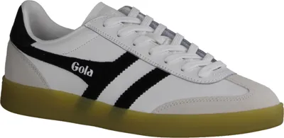 Produktbild von Gola Viper Herrensneaker, Leder, White/Black, Wechselfußbett - Herrenschuhe Sneaker / Schnürschuh, Weiß, leder
