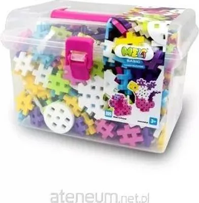 Produktbild von Meli Constructor Pink 500 – Kreativ-Baukasten mit 500 Teilen in Pastellfarben
