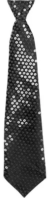 Image de Cravate noire à paillettes brillantes - Godan