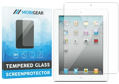 Produktbild von Mobigear iPad 2 (2011) Panzerglas-Displayschutzfolie – Kompatibel mit Hüllen