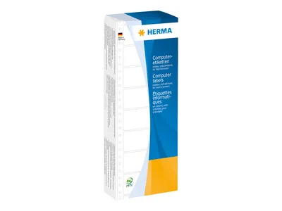 Obrázek produktu pro HERMA 8161, Bílá, Samolepicí štítek, Celulóza, Papír, Jehličková maticová, Matný, Mix