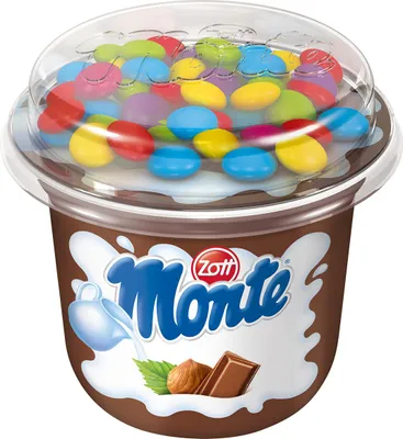 Zdjęcie produktu dla Zott Monte Top Cup Deser z czekoladą i orzechami 70 g