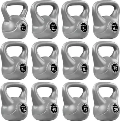 Obrázek produktu pro Movit Kettlebell činka, 2 kg, šedá/černá