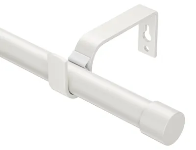 Obrázok produktu pre Šmykovacia záclona, dĺžka 76-135 cm, nastaviteľná tyč s koncovkami, priemer 19 mm