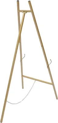 Produktbild von Easel Stand 2 Piece Wedding Welcome Rack Iron Gold Easels for Presentations Party