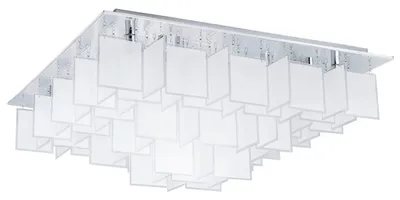 Immagine prodotto di Eglo 92813 Condrada 1 Plafoniera 16 luci bianco chiaro cromo