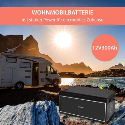 Produktbild von 300Ah 12V Lifepo 4 Lithium Batterie mit BMS