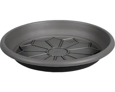 Produktbild von Plastová miska pod kvetináč Naxos 28 cm antracit