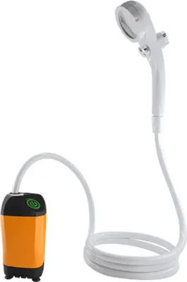 Produktbild von Outdoor Camping Dusche tragbare elektrische Duschpumpe IPX7 wasserdicht mit Digitalanzeige fuer Camping Wandern Rucksackreisen Reise Strand Haustier Bewaesserung