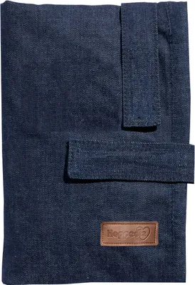 Obrázok produktu pre Hoppediz® Wickelmax® Praktická prebaľovacia taška na cesty Dizajn: Dark Denim vrátane prebaľovacej podložky z bavlneného flanelu