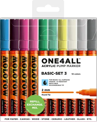 Produktbild von MOLOTOW ONE4ALL 127HS 10er Basic-Set 3