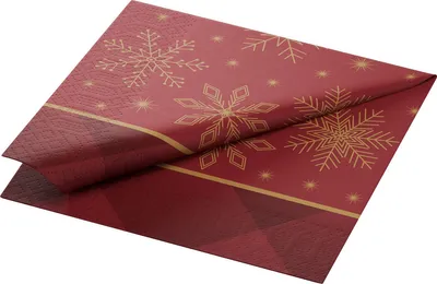 Produktbild von Duni Tissue Servietten Rhombus Bordeaux 3 lagig 33 x 33cm 50 Stück