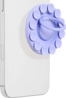 Produktbild von BigBen Connected, MagSafe Ringhalter mit Saugnapf und Standfunktion, Violett
