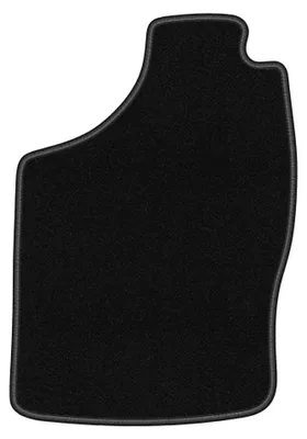 Produktbild von Fahrermatte Velours für Opel Astra F 1991-2002 (Schrägheck/Limousine/Kombi) – 1-tlg, Schwarz, passgenau – Wielganizator BASIC