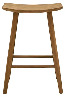 Produktbild von Hocker Massiv-Teakholz 65 cm kompakt