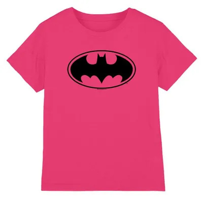 Image de T-shirt Batman pour enfants, modèle TV41387 (taille 152-158), couleur rose vif