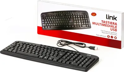 Produktbild von LINK LKTAST05 Tastiera Multimedia USB [Layout Italiano]