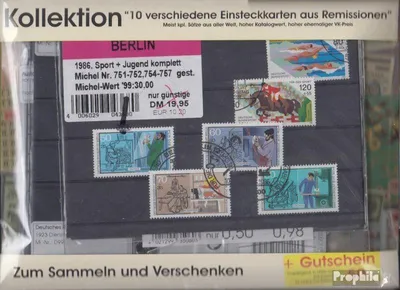 Produktbild von Briefmarken Alle Welt 10 verschiedene Einsteckkarten