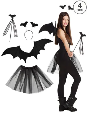 Produktbild von Fledermaus Set - Karneval Faschingskostüm Kinder