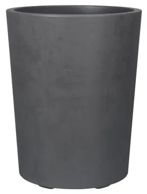 Produktbild von DEROMA Millennium R Blumentopf anthrazit grau, 53 cm, 48 L, mit Wasserspeicher, frostsicher & UV-beständig, rund