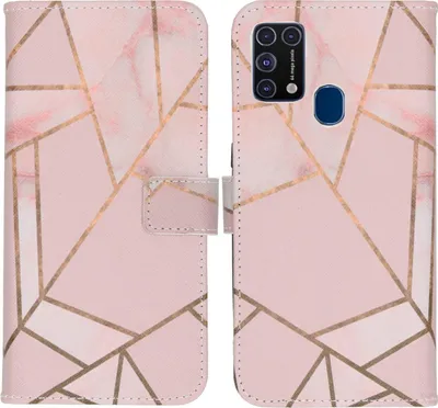 Image de imoshion Design Softcase Bookcase pour le Samsung Galaxy M31 - Pink Graphic