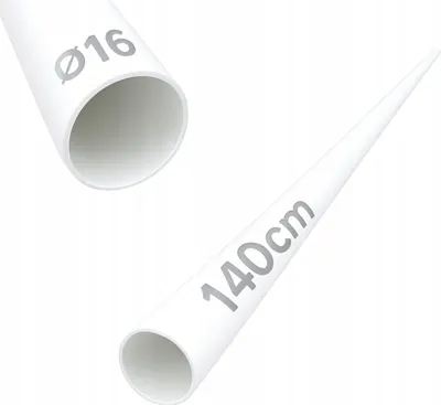 Obrázok produktu pre Rúrka - Oceľová rúrka - 140 cm - ⌀ 16 mm - Biela - Práškovo lakovaná - Schodiskové zábradlie - Výplň zábradlia
