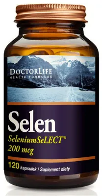 Produktbild von Doctor Life Selen 200mcg, 120 kapsułek