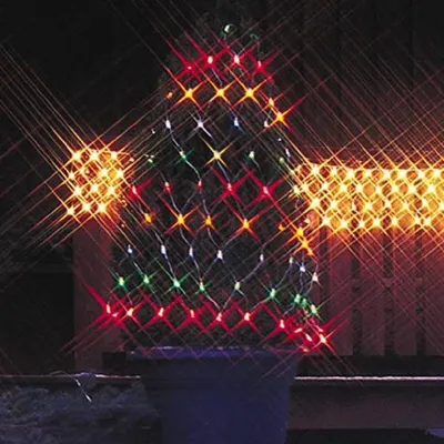 Produktbild von Lichternetz Lichtnetz 2x1m 160 Micro-Bulbs bunt außen 591-80