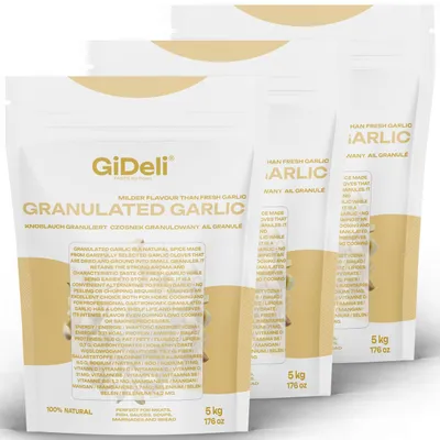Produktbild von Knoblauch Granuliert 15kg Fleisch Gemüse Fisch Aromatisch Grill Naturrein GiDeli