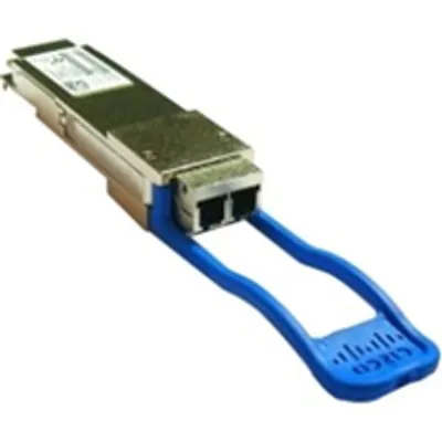 Zdjęcie produktu dla Cisco WSP-Q40GLR4L, Refurbished, Swiatłowód, 40000 Mbit/s, QSFP+, LC, 9/125 µm, LR
