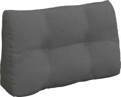 Produktbild von vidaXL Rücken Kissen Dunkelgrau 80 x 24 x 50 cm Stoff