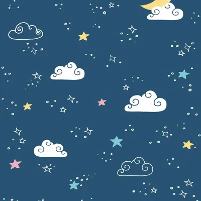 Imagen del producto de Profhome 381411-GU Papel pintado infantil mate azul blanco 5,33 m2