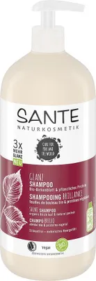 SZAMPON DO WŁOSÓW NADAJĄCY BLASK LIŚCIE BRZOZY I BIAŁKA ROŚLINNE ECO 950 ml - SANTE