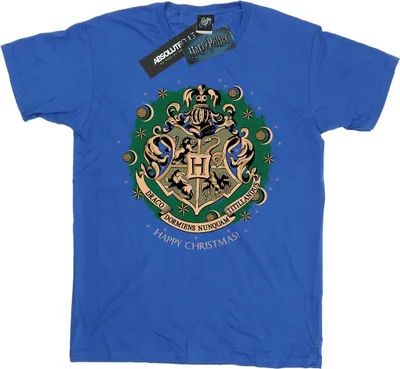 Immagine prodotto di Harry Potter - T-shirt da uomo - Design natalizio BI1711 (L) (blu reale)