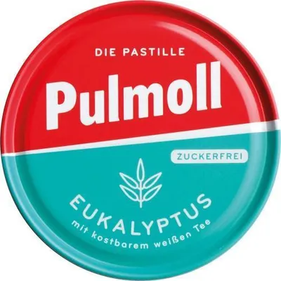 Immagine prodotto di PULMOLL Eucalipto senza zucchero, 50 g BON