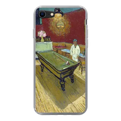 Produktbild von MuchoWow® Handyhülle Schutzhülle Hülle für iPhone 8 Das Nachtcafé - Vincent van Gogh Silikon Softcase Handy Hülle - Schutzhaube