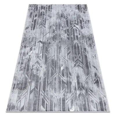 Immagine prodotto di Tappeto MEFE moderno B402 - Structural due livelli di pile grigio scuro grigio 80x150 cm