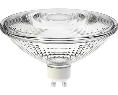 Immagine prodotto di SYLVANIA GU10 Lampada LED Bianco caldo | Lampadina con riflettore trasparente | 3000 Kelvin | 1150 lumen | 111 mm di diametro