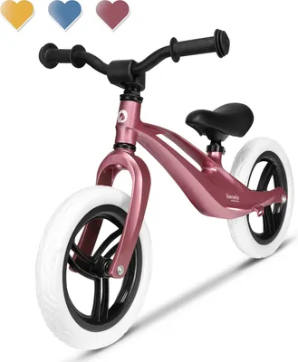 Produktbild von Lionelo Bart Laufrad Magnesiumlegierung Kinderlaufrad Roller Kinder Fahrrad TOP Rosa