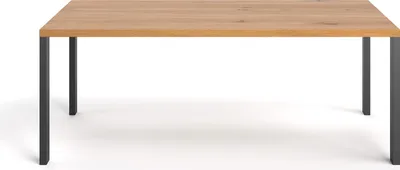 Image de Table Ramme en bois massif, 160x90 cm, Chêne, Scandinave