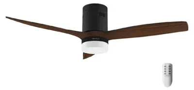 Zdjęcie produktu dla Cecotec EnergySilence Aero 5600 Classic, Wentylator domowy z łopatkami, Czarny, Drewno, Sufit, 30 m², 132 cm, Pilot