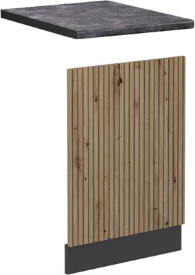 Produktbild von Frontblende Vicco R-Line Artisan-Eiche 45 cm , AP Anthrazit, Model 49242